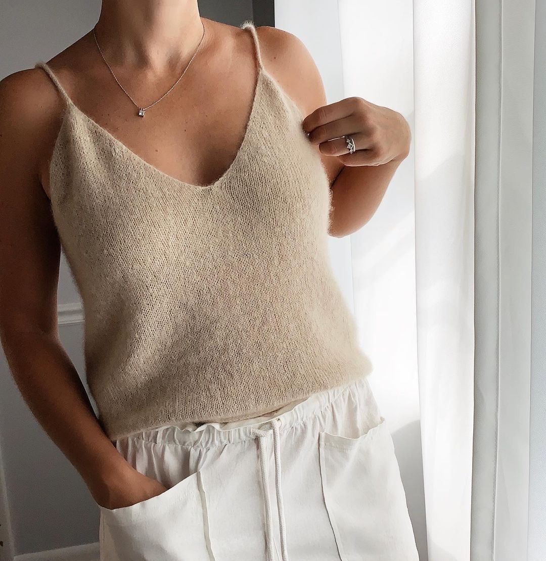 ALLURE CAMISOLE -knitting pattern- – Itaca Yarns
