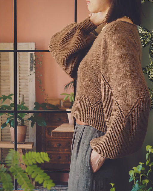 First rite crop discount sweater